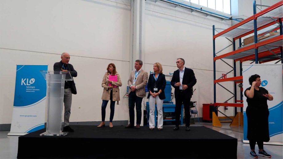KL katealegaiak industria-planta berria inauguratu du Irunen