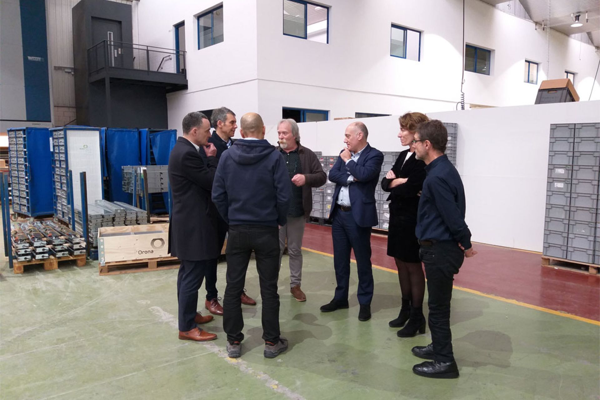 ADEGI visita la planta de KL katealegaia en Hernani