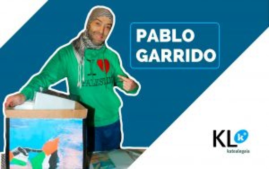 Pablo Garrido: “No intento ponerme etiquetas, no me considero un activista, soy un ser humano y lucho por aquello que defiendo”.