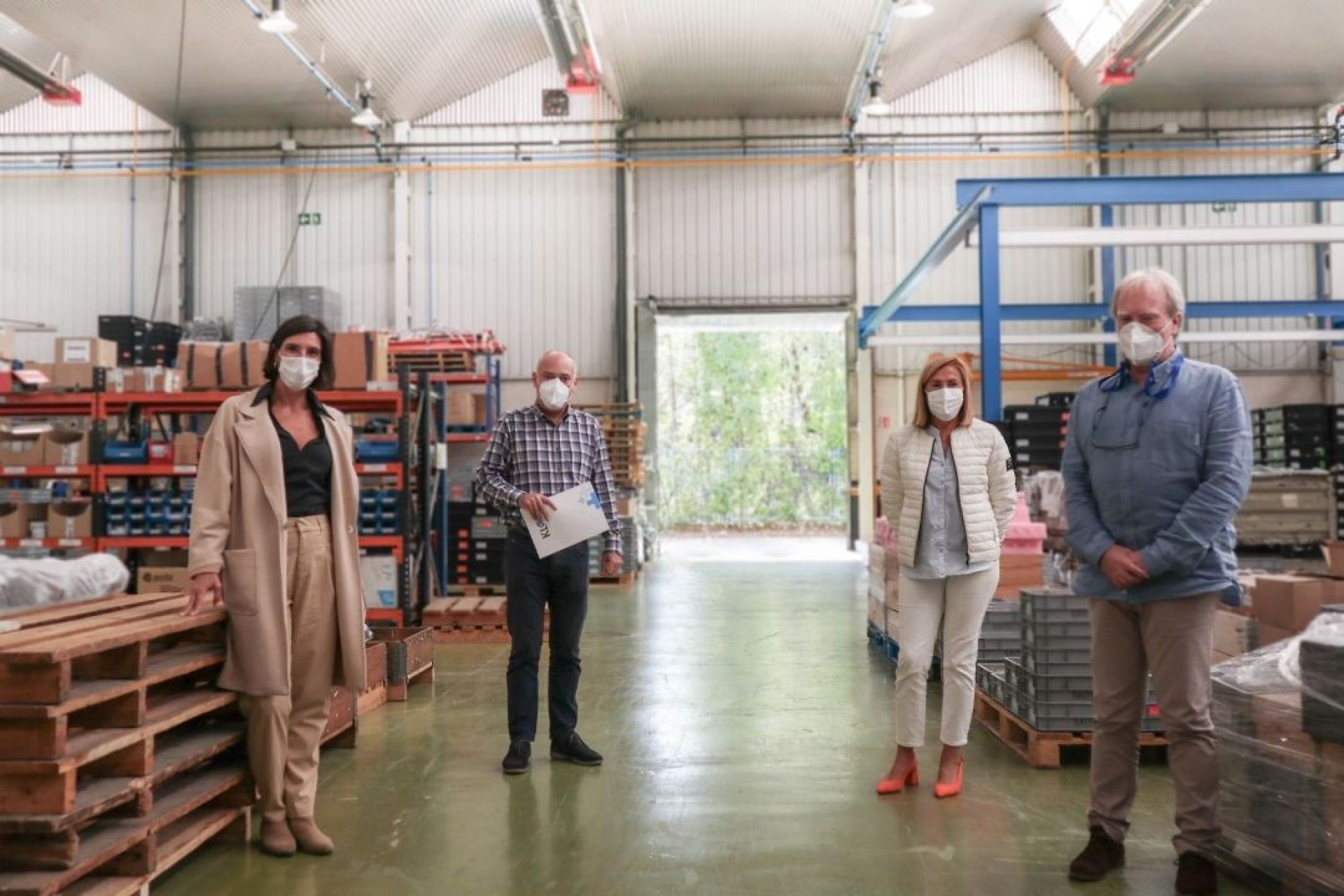 La nueva Gerencia de ASLE visita las instalaciones de KL katealegaia