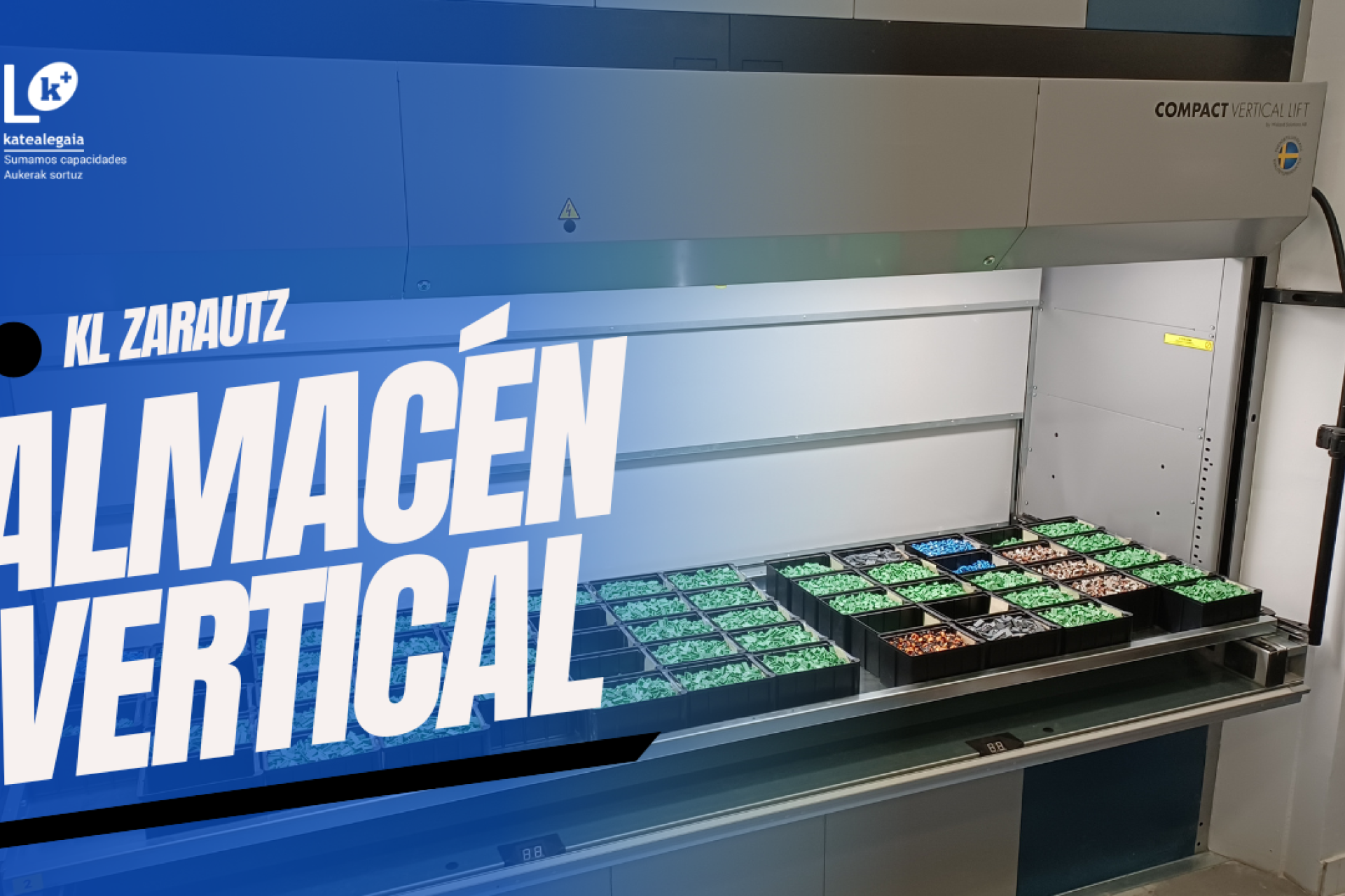 Adquisición de nuevo almacén vertical en KL Zarautz