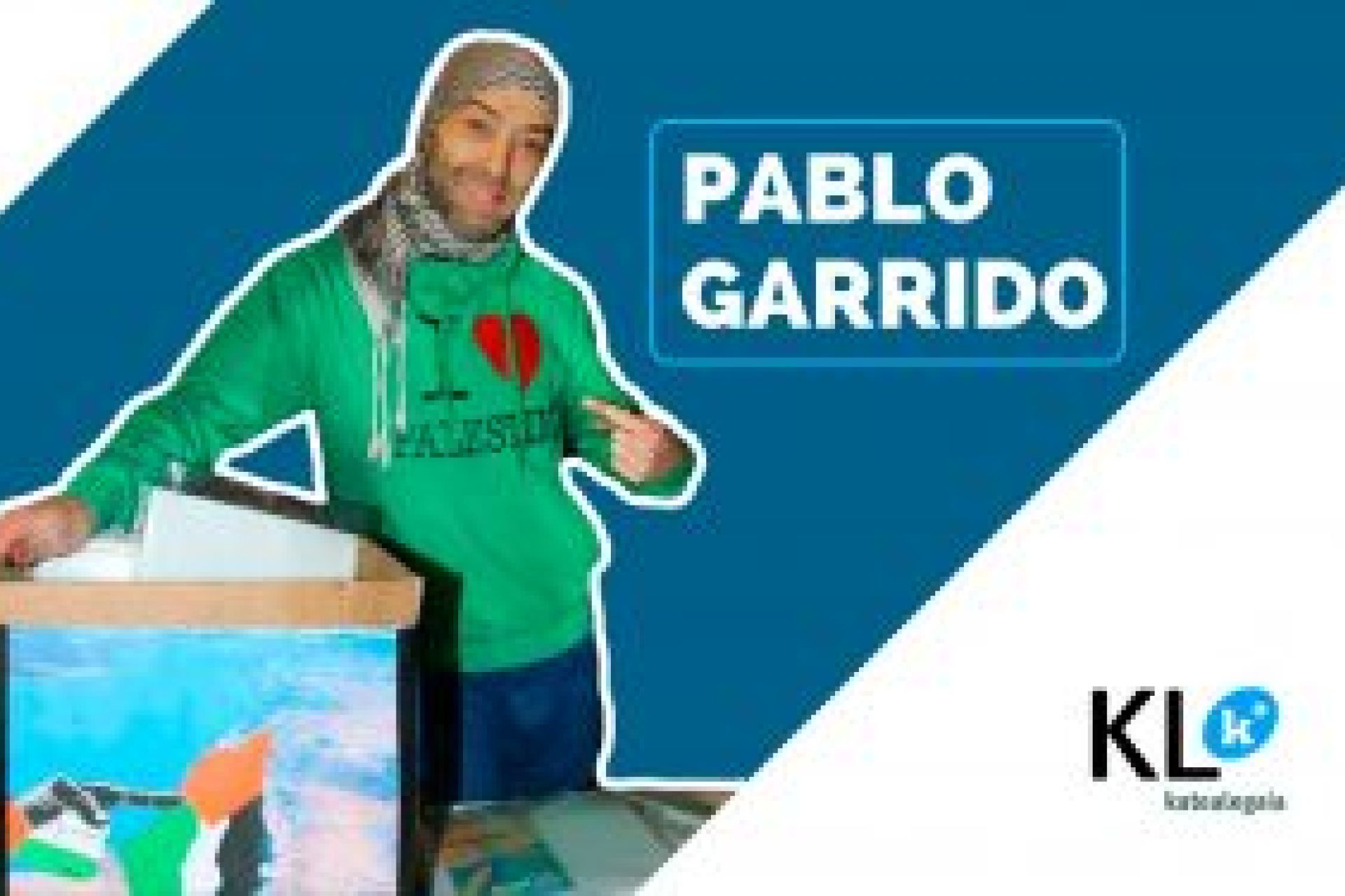 Pablo Garrido: “No intento ponerme etiquetas, no me considero un activista, soy un ser humano y lucho por aquello que defiendo”.