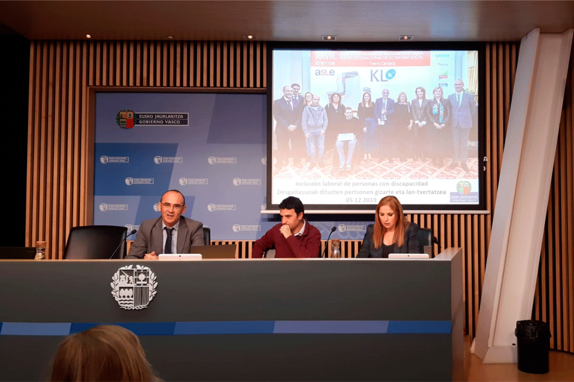 KL katealegaia participa en la jornada “Inclusión laboral de personas con dispacacidad” organizada por EHLABE y Gorbierno Vasco