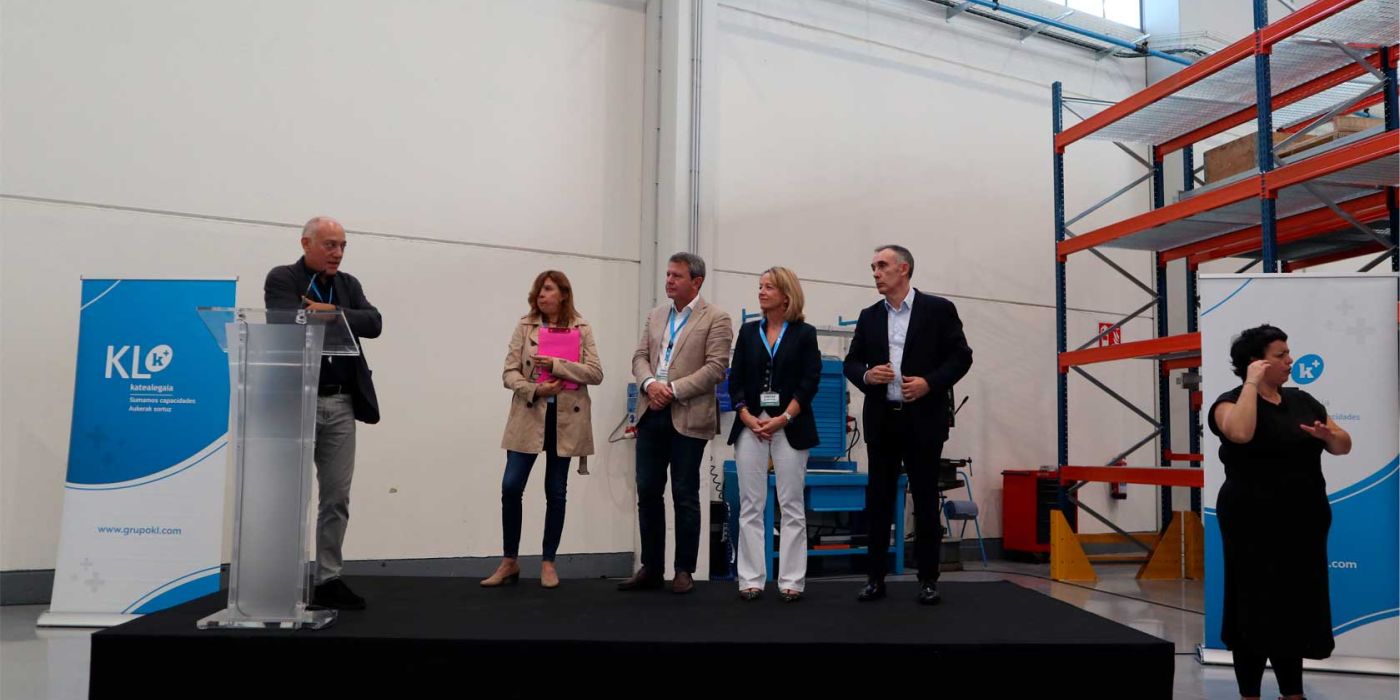 KL katealegaiak industria-planta berria inauguratu du Irunen