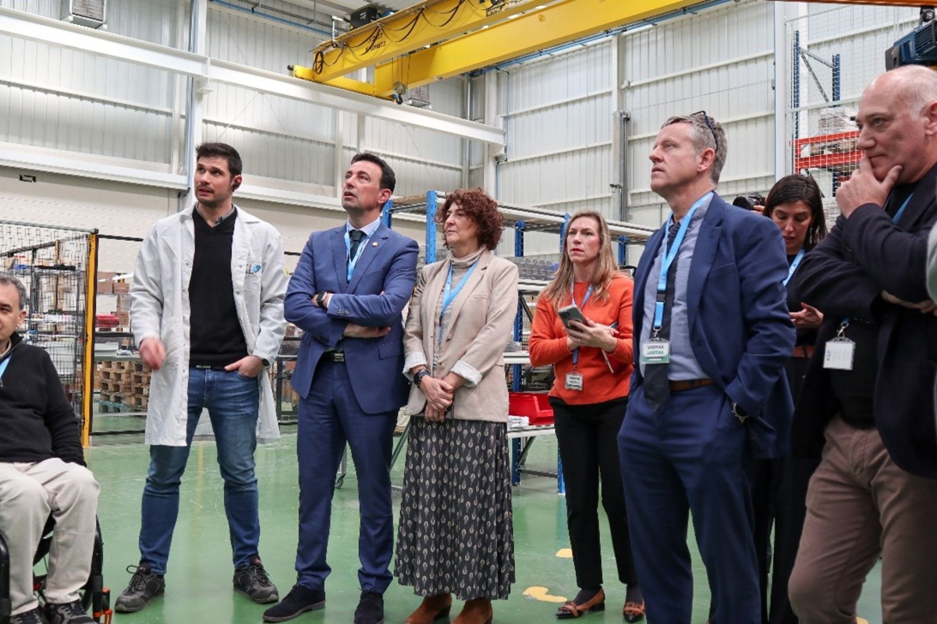 El Vicelehendakari y Consejero de Economía, Trabajo y Empleo, junto con su equipo, visita la planta de KL katealegaia en Zarautz