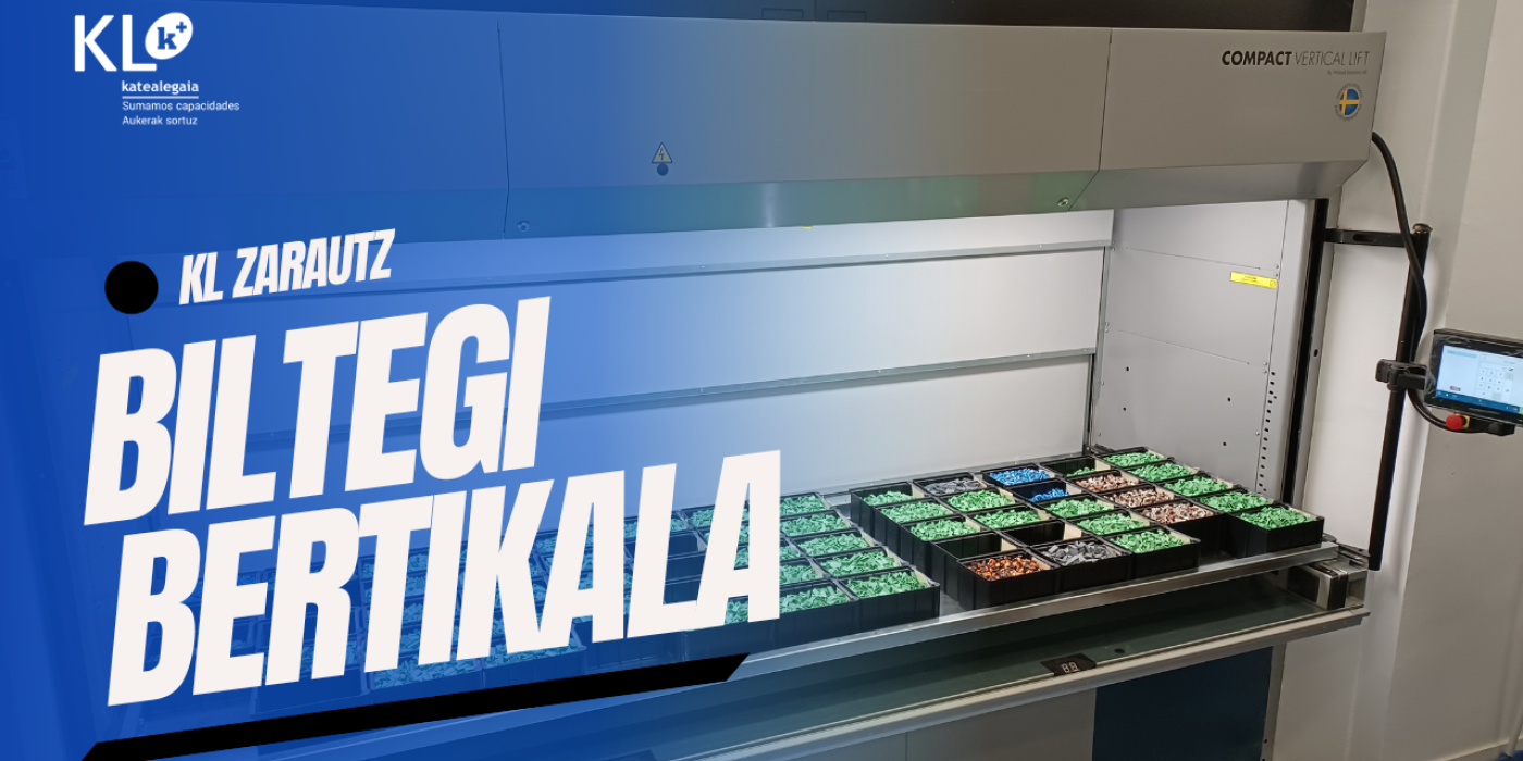 Biltegi bertikal berri bat erosi da KL Zarautzen