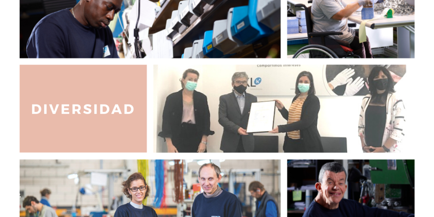Dentro del Programa Elkar-Anitz impulsado por la Mancomunidad de Urola Kosta, KL recibe el Nivel Oro en la certificación de la Gestión de la Diversidad