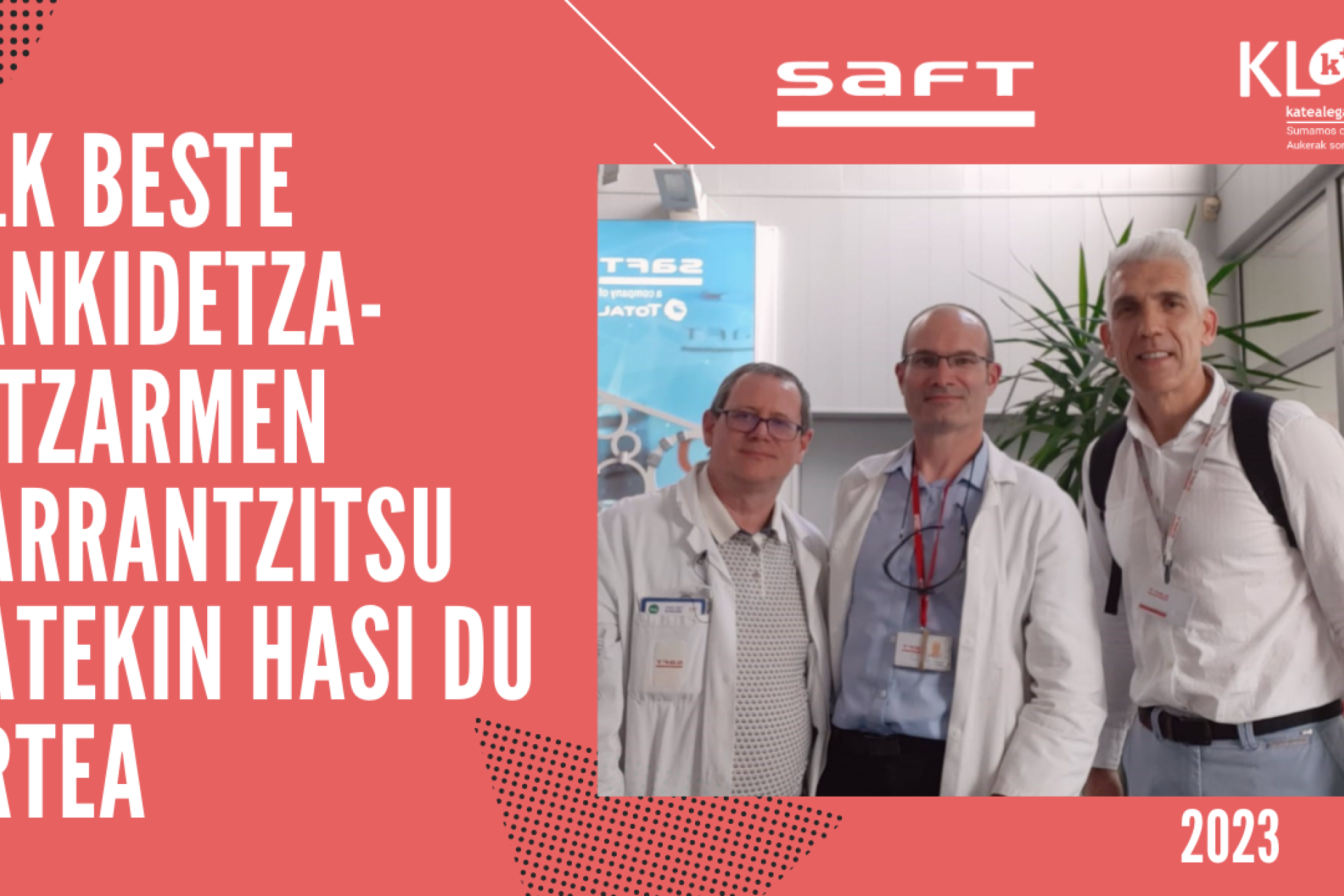 KLk beste lankidetza hitzarmen garrantzitsuarekin hasi du urtea