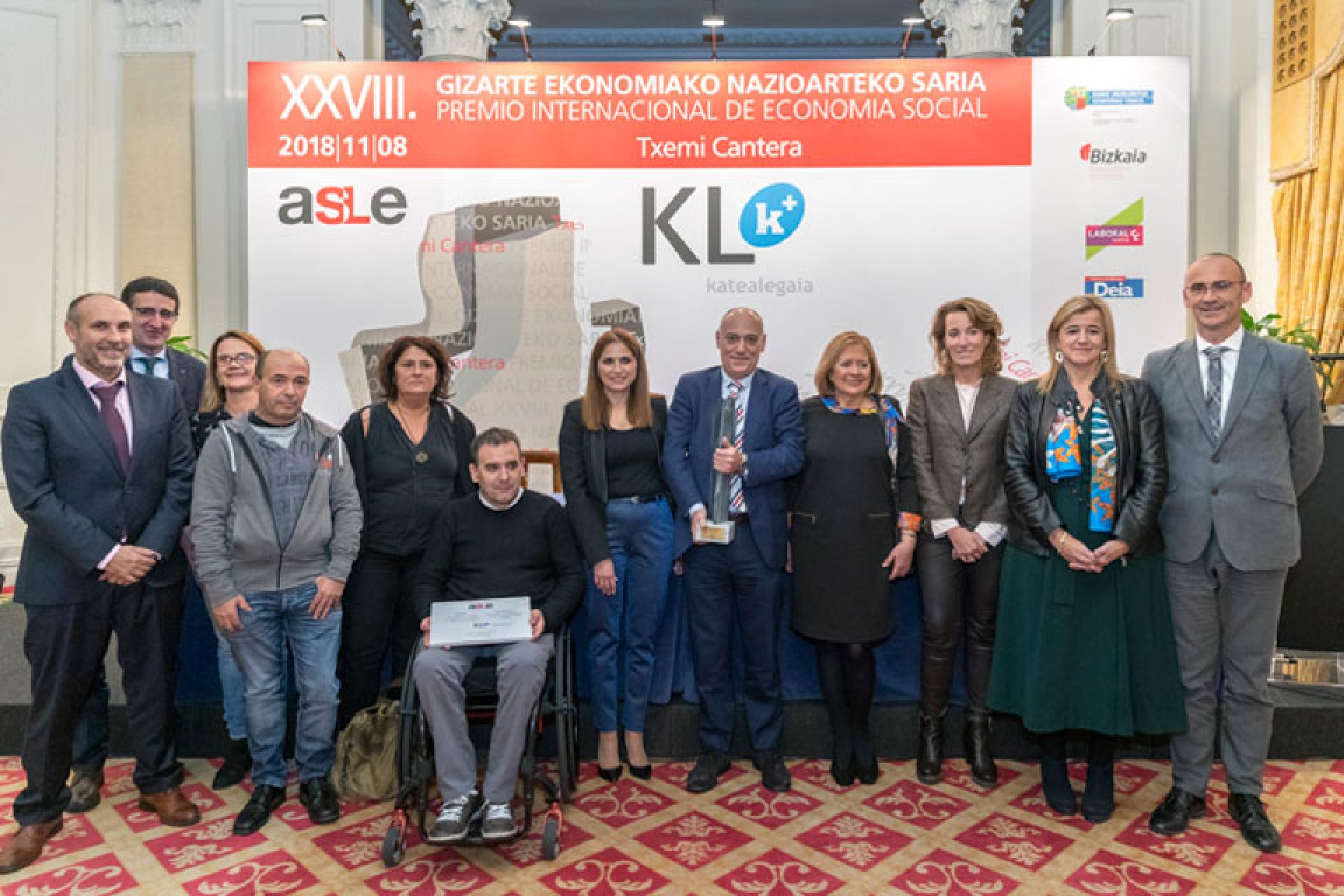 KL katealegaia recibe el premio Txemi Cantera 2018
