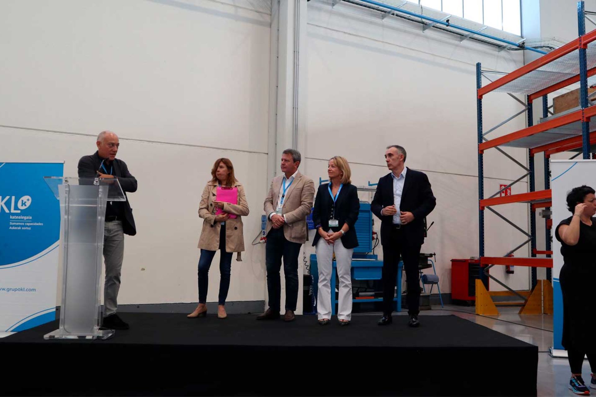 KL katealegaiak industria-planta berria inauguratu du Irunen