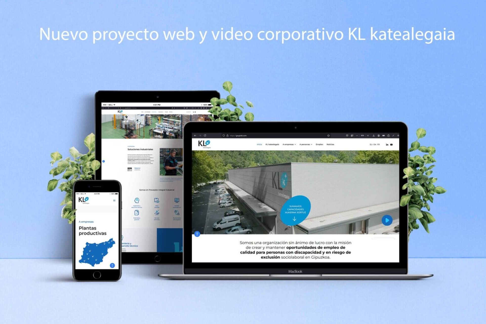 KL katealegaia lanza su nueva web y video corporativo