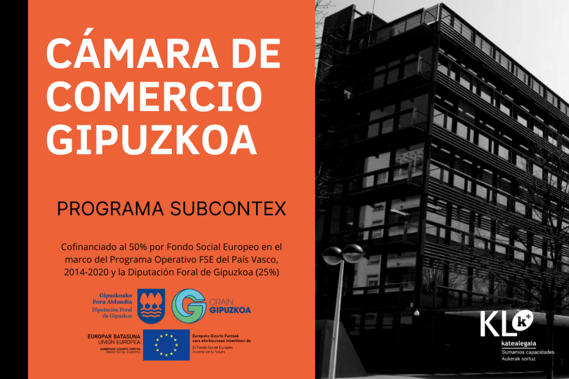 KL katealegaia participa en el programa Subcontex de la Cámara de Comercio
