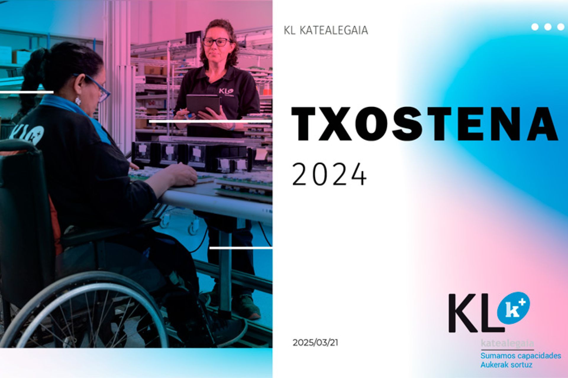 KL katealegaia bere 2024ko Jarduera Txostena aurkezten du